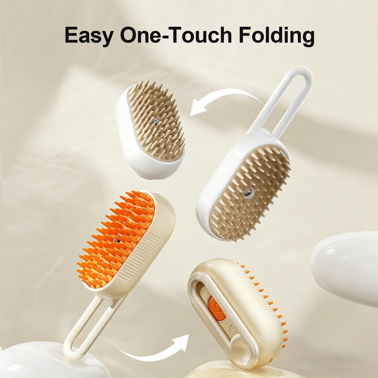 Just one Click - VapoBrush Cepillo de Vapor 3 en 1
